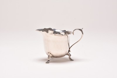 Lot 78 - A silver cream jug