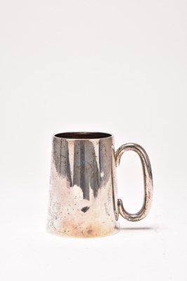 Lot 36 - A silver mug