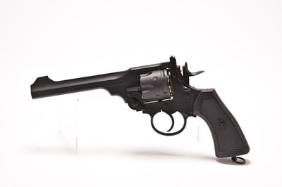 Lot 212 - CO2 Air Pistol modelled as a Webley Mark VI revolver, .177 calibre