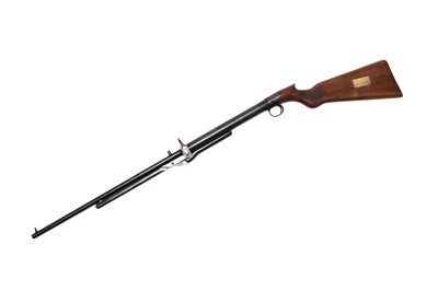 Lot 220 - BSA 'Lincoln Jeffries' style .22 under-lever air rifle