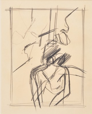 Lot 7 - Keith Vaughan (British, 1912-1977) Figure in Landscape