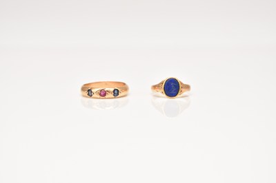 Lot 308 - Two rings
