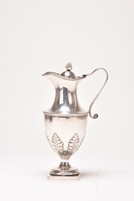 Lot 64 - A George III silver wine ewer
