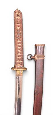 Lot WW2 Japanese Army Officer's Type-95 Shin-Gunto sword