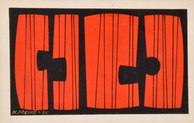 Lot 6 - María Freire (Uruguay 1917-2015), Composition IV