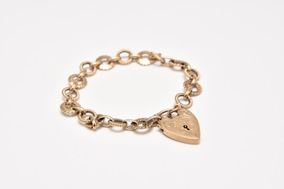 Lot 217 - A 9ct gold circular link bracelet