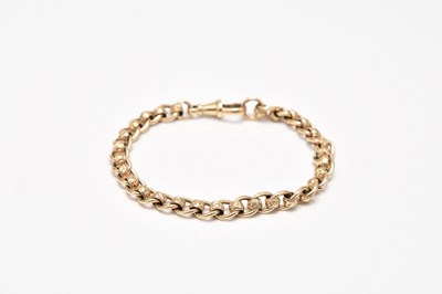 Lot 305 - A 9ct gold decorative link bracelet
