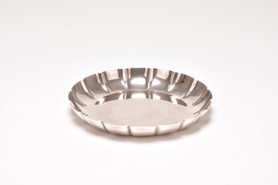 Lot 56 - A silver strawberry dish