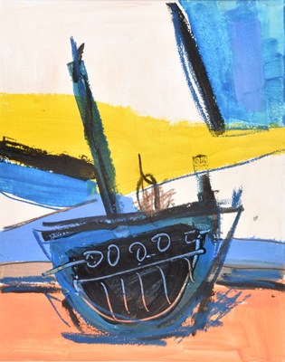 Lot 55 - Cornish School (20th Century) Pair of Harbour Scenes, St Ives