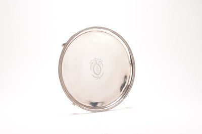 Lot 1 - A George III silver salver