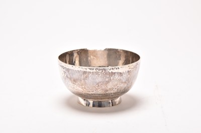Lot 10 - A silver pedestal bowl