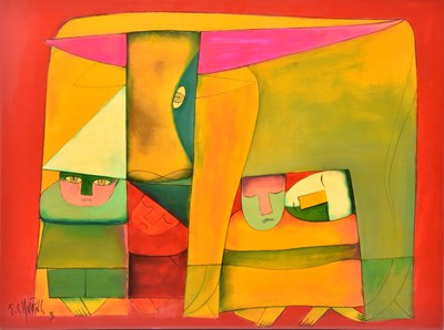 Lot 38 - Thanh Chuong (Vietnamese b.1948) Buffalo Kids