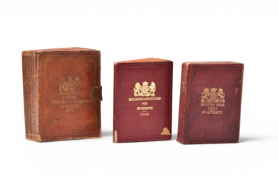 Lot Military handbooks, including Regulations for the Instruction and Movements of Cavalry, 1876